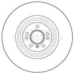 BORG & BECK Тормозной диск BBD5984S